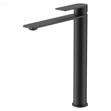 ברז פרח קצר גבוה D - שחור